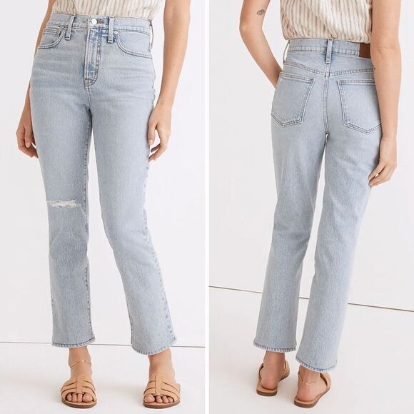 NEW Madewell The Perfect Vintage Crop Jean in Sudbury Wash,24‎ - Picture 1 of 16
